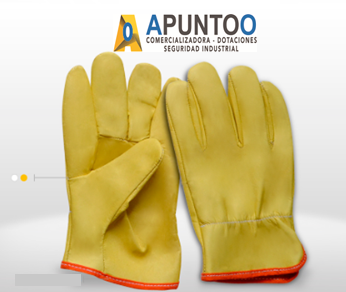 Guante Vaqueta Ingeniero Sencillo Amarillo M